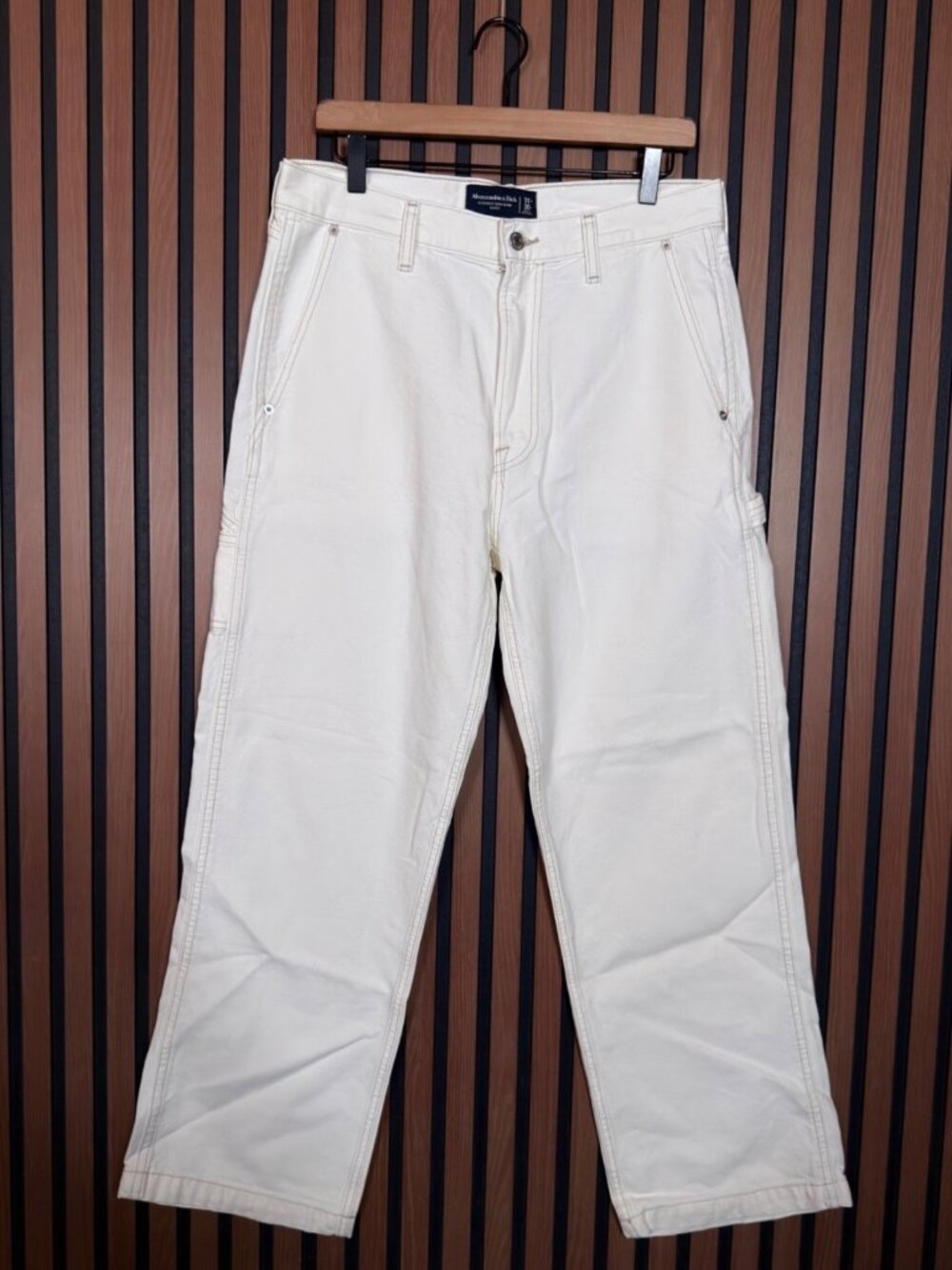 Abercrombie & Fitch Jeans 31 x 30 Mens Rigid Denim Baggy 100% Cotton